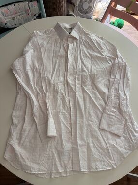 Thomas Pink White Subtle Check Dress Shirt